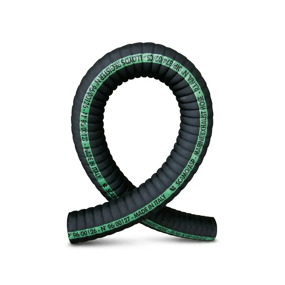 Brodska ispušna cijev rebrasta (RINA), s čeličnom spiralom