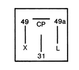 Automat žmigavaca Hella 4AZ 003 787-071 – originalni 24V, 4-polni (DAF, MAN, Iveco, Volvo)