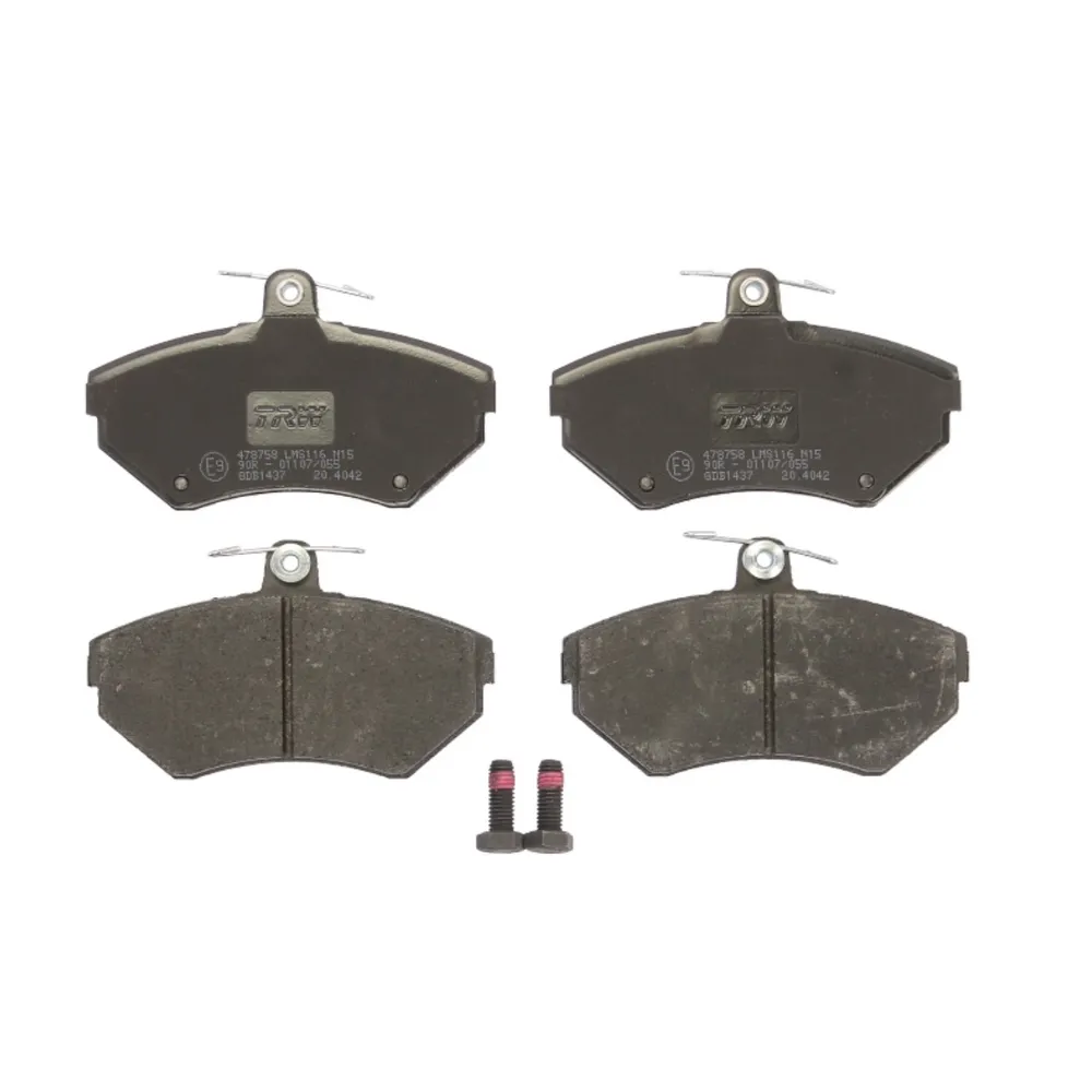 Front brake pad set TRW GDB1437 (WVA 21945) – VW Polo 6N, Lupo, Golf III, Seat Ibiza II