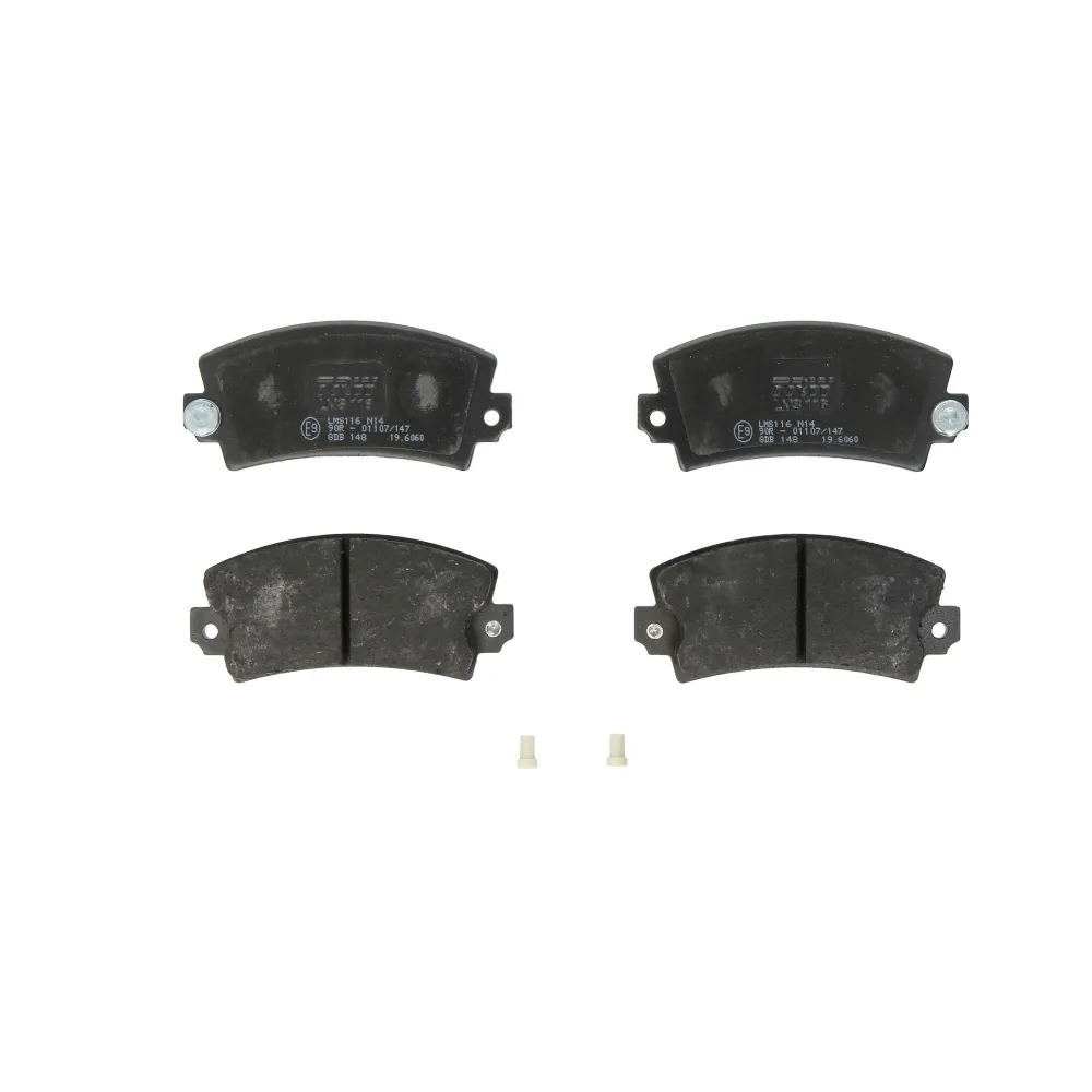 Front brake pad set TRW GDB148 (WVA 20494) – Renault 4, 5, 12, 18, Dacia 1300, Peugeot 104