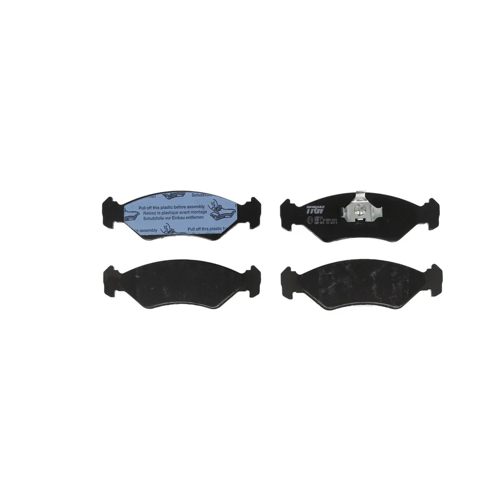 Front brake pad set TRW GDB953 (WVA 21202) – Ford Fiesta III, IV, Ka, Courier