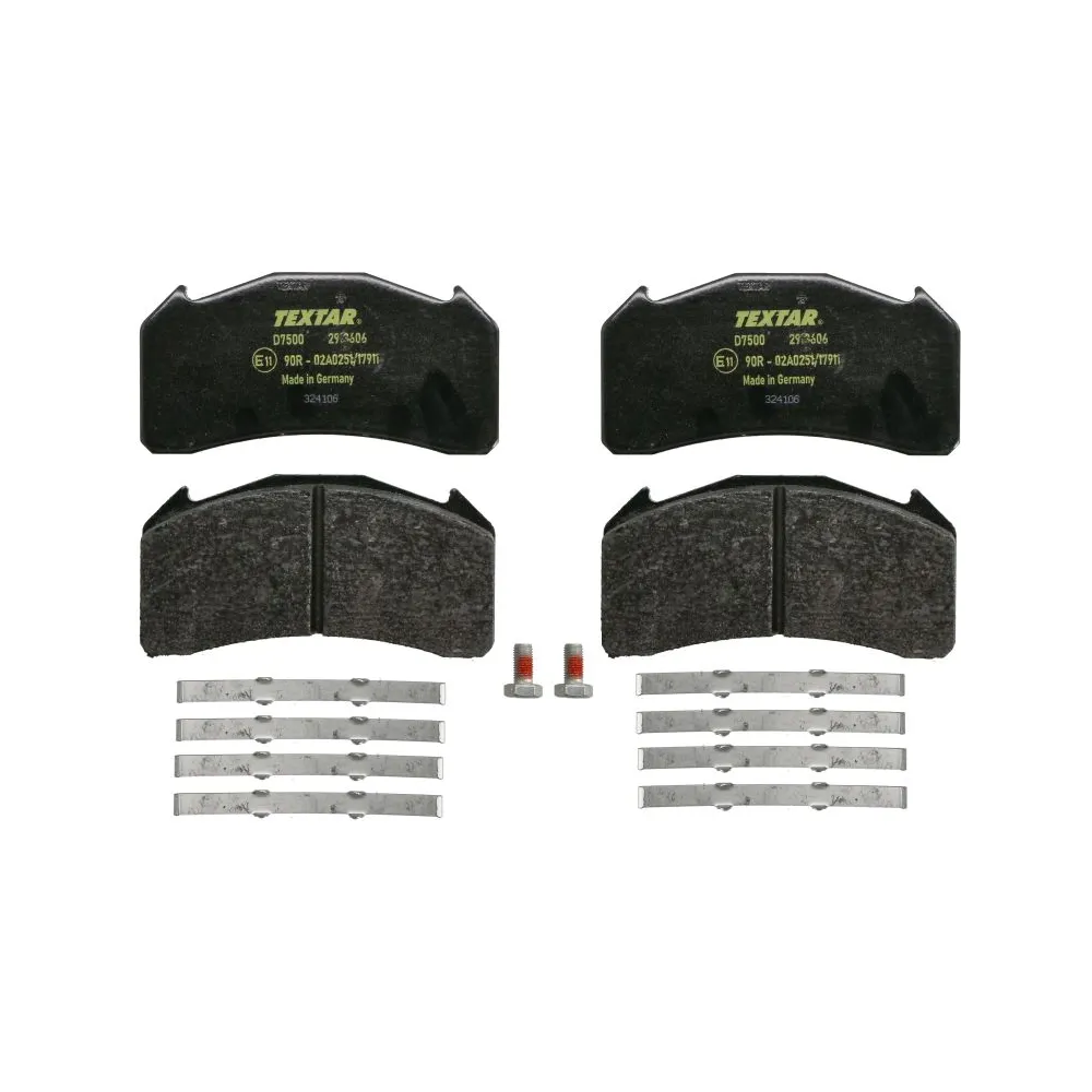 Disk pločice WVA 29136 – set kočionih pločica Volvo FL6 (Meritor B-DUCO)
