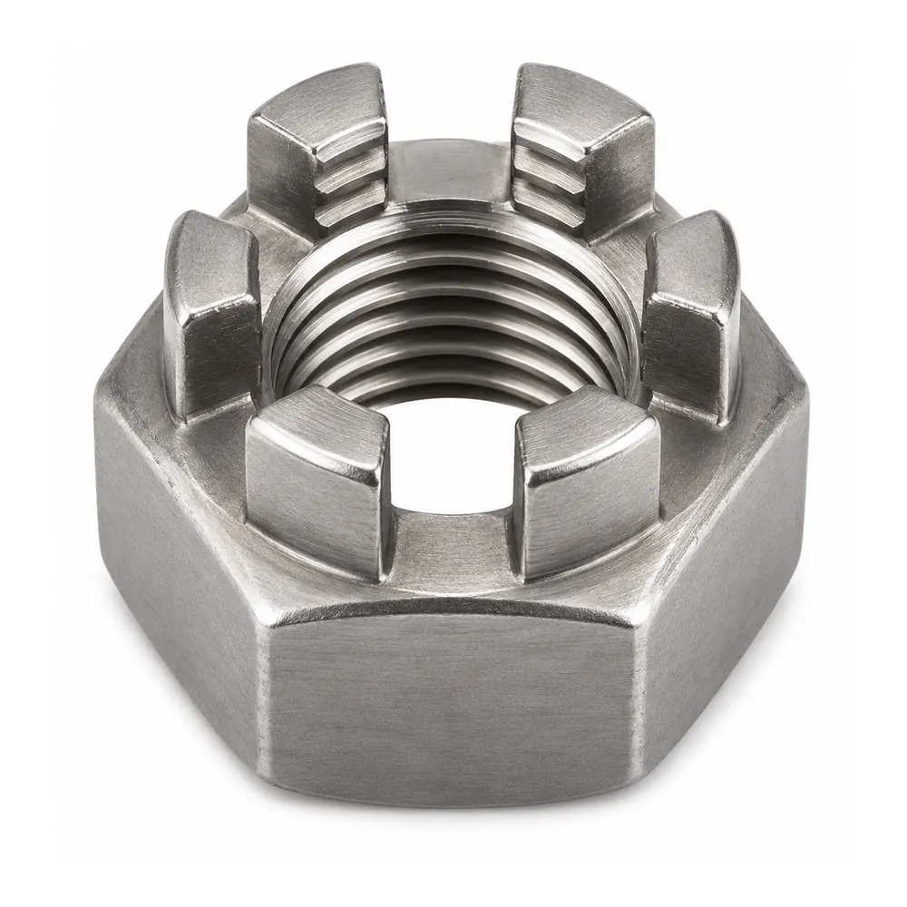 DIN935 nut M10x1.0 FE 8 castle / slotted nut