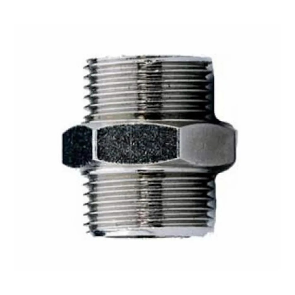 Nipple with cylindrical male thread 1" x 1"