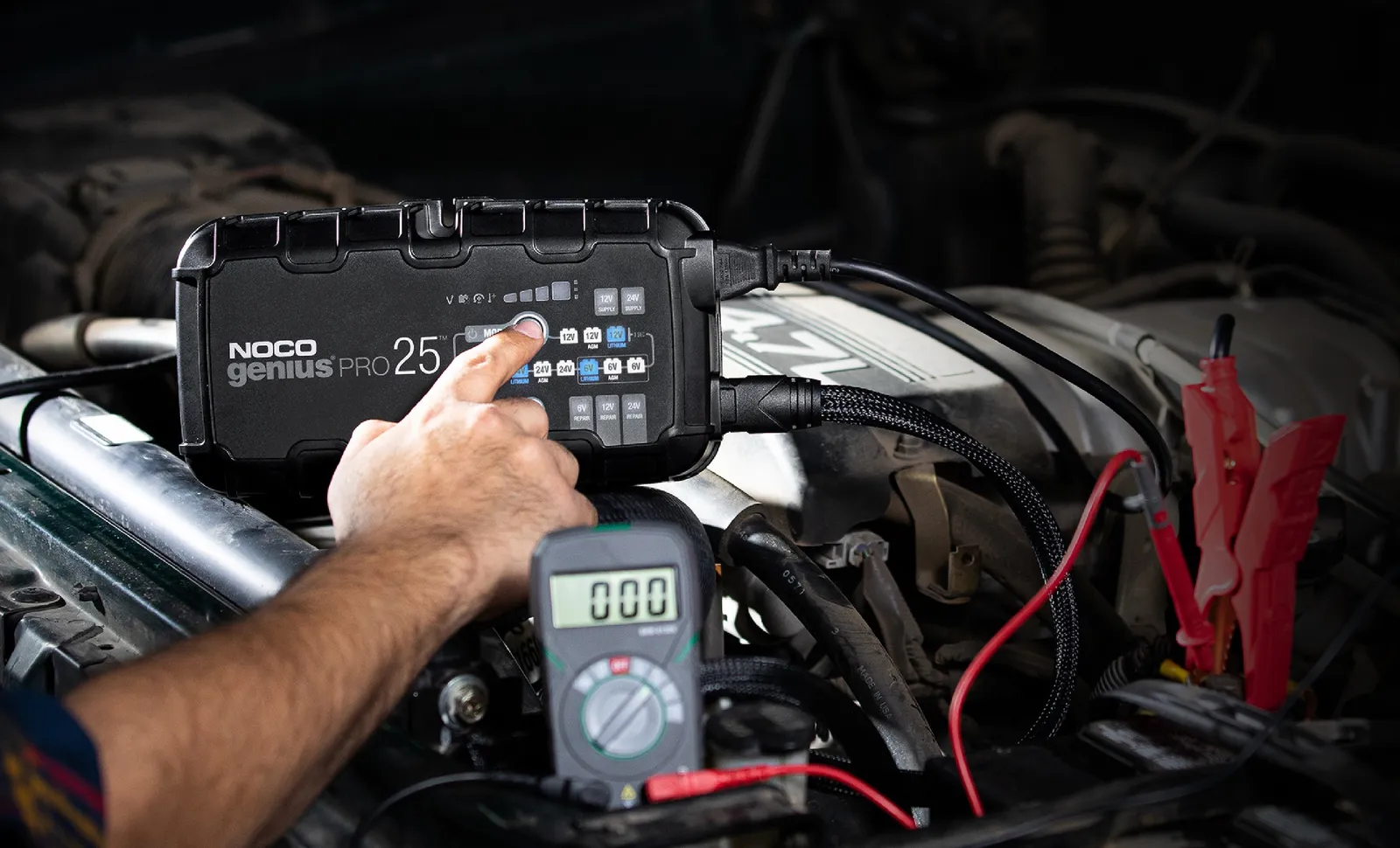 NOCO Genius PRO 25 6V/12V/24V 25A profesionalni punjač akumulatora