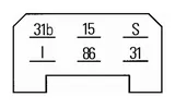 Relej brisača vjetrobrana 24V, intervalni (Hella 5WG 002 450-18)