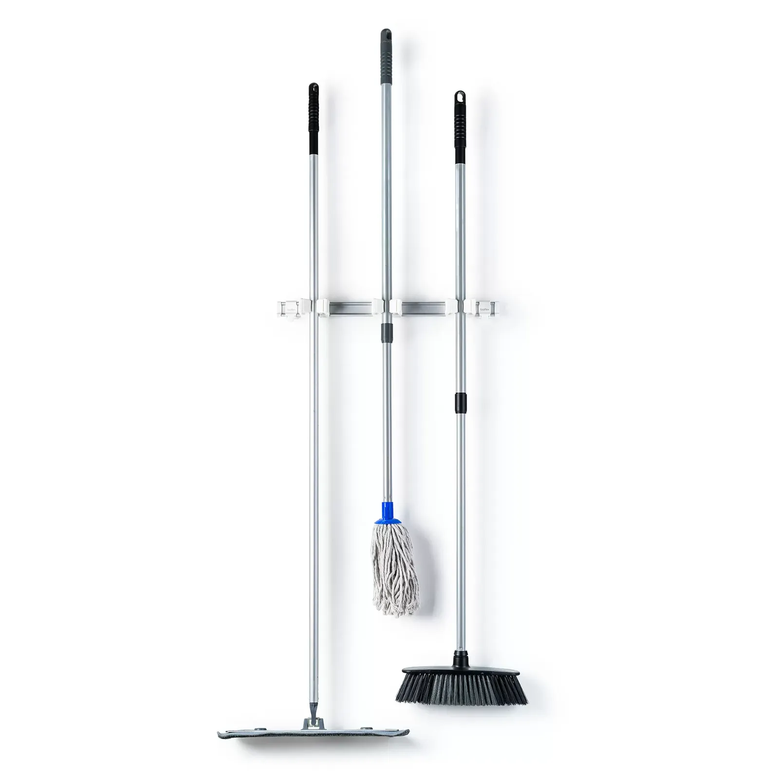 Toolflex One šina 54 cm s 3 držača – zidni nosač za alat (Ø 15–35 mm)