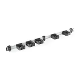 Toolflex One šina 94 cm s 5 držača – zidni nosač za alat (Ø 15–35 mm)