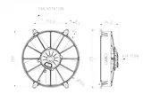Ventilator SPAL VA03-BP70/LL-37S 24V