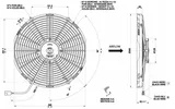 Ventilator SPAL VA08-AP51/C-23A 12V