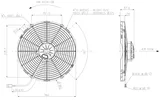 Ventilator SPAL VA08-BP70/LL-23MA 24V