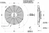 Ventilator SPAL VA09-AP50/C-27A 12V