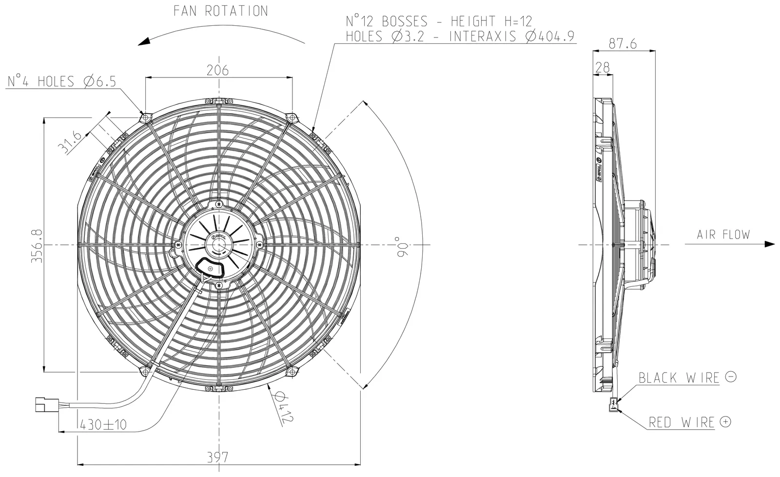 Ventilator SPAL VA18-AP71/LL-59A