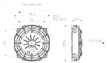 Ventilator SPAL VA22-BP11/C-50A 24V