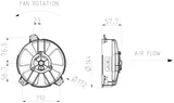 Ventilator SPAL VA31-B100-46A 24V
