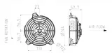 Ventilator SPAL VA37-A101-46A 12V