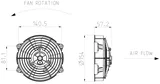 Ventilator SPAL VA39-A101-45A 12V